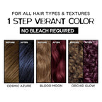 L'Oreal Paris Feria Midnight Bold Multi-Faceted Permanent One-Step Hair Color Kit, No Bleach Required, Twilight Haze