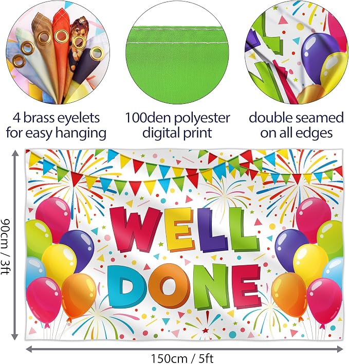 Well Done Congratulations Decorations - Image 2