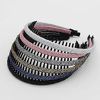 Multicolor Stylish Teeth Comb Hair Hoop Hairband Headband Soft Comfy Non-slip Hair Accessories for Women/Girl(6 color)