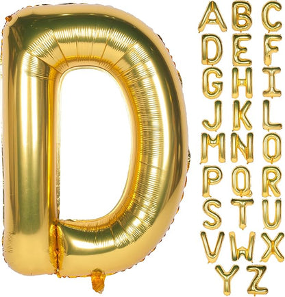 Letter Balloons 40 Inch Giant Jumbo Helium Foil Mylar Gold D | by Exquisitehighqualitypartydecorationstomeetyoureveryneed%EF%BC%81