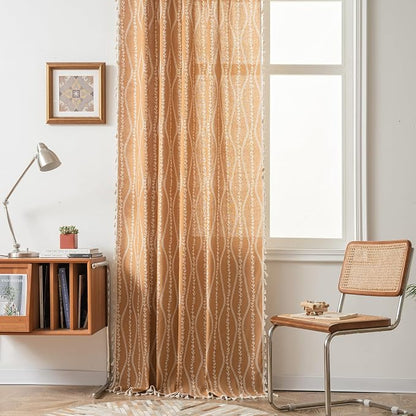 Sutuo Home Boho Curtains 84 Inches Length - Image 2