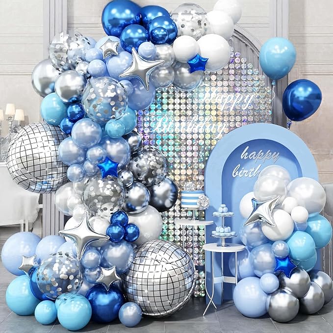 Blue Balloon Arch kit by Jobkoo