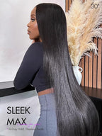 LUVME HAIR All-Day Comfort 100% Human Hair 5x5 Lace Front Wigs Glueless Straight Wig Human Hair Pre Plucked Pre Cut Long Black Wig Lace Closure Wigs Frontal Wigs