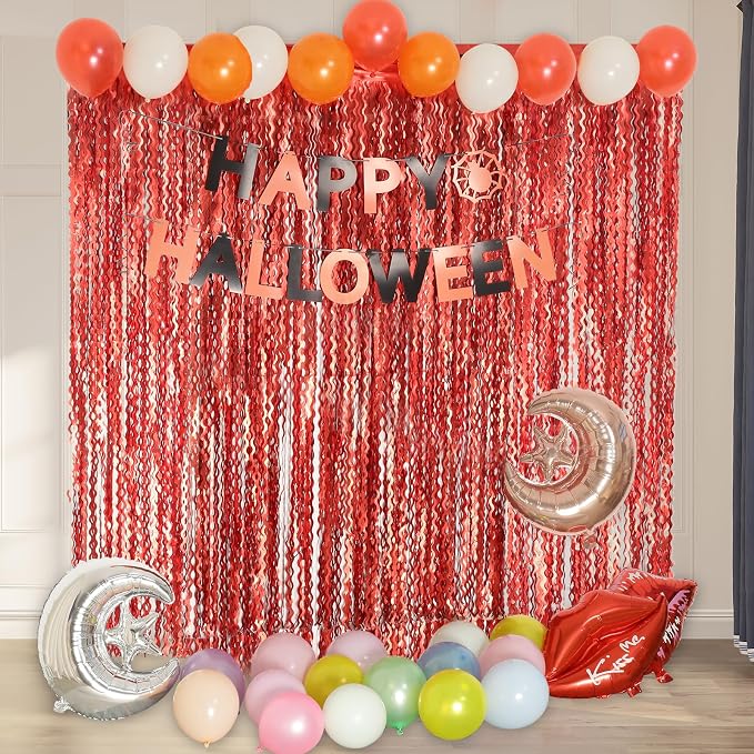 4 Pack Red Streamers Party Decorations - Image 4