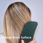 SH-RD Detangle Paddle Brush | Hairbrush w/Vented Air Cushion & Soft Bristles | Gentle Scalp Massager & Pain-Free Detangling | Ideal for Men, Women, All Hair Types