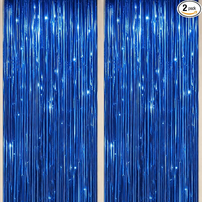 DECOCKRAT 2 Pack Foil Fringe Backdrop by DECOCKRAT