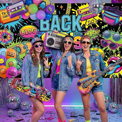 Back to The 90's Backdrop - Image 2