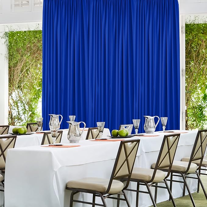 AK TRADING CO. 10 feet x 10 feet Polyester Backdrop Drapes Curtains Panels - Image 11