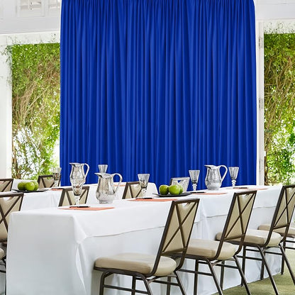 AK TRADING CO. 10 feet x 10 feet Polyester Backdrop Drapes Curtains Panels - Image 11