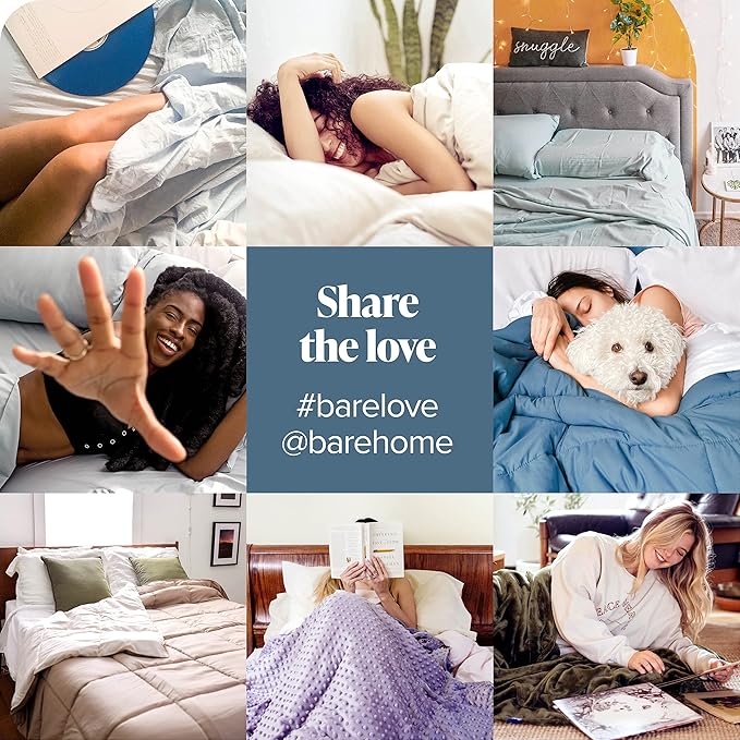 Bare Home Microfiber Bulk Pillow Cases - Standard/Queen Size Set of 4 - Cooling Pillowcases - Double Brushed - Turquoise Pillowcases 4 Pack - Easy Care (Standard - 4 Pack, Turquoise)