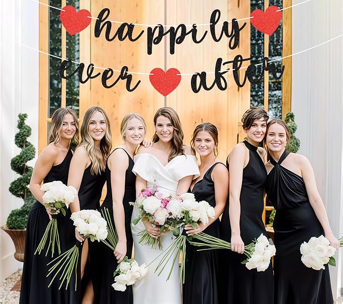 Pre-Strung Happily Ever After Banner - Image 4