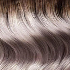 Luxy 100% Remy Human Hair – Halo Clip-In Hair Extensions –Natural Looking Volume & Length - One-Piece - Easy 5-Min Application 150 grams 12" Dimensional Rooted Ash Blonde