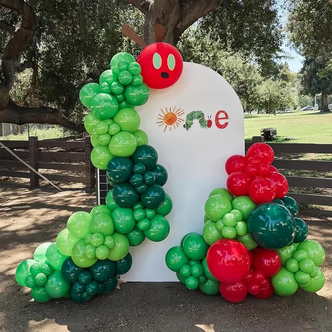 Hungry One Caterpillar Balloon Garland Kit - Image 4