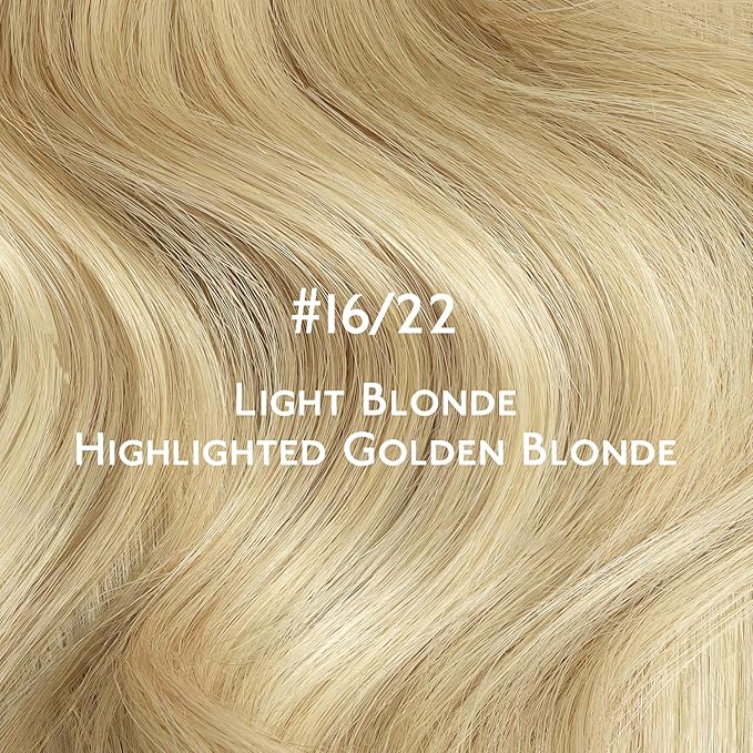WENNALIFE Invisi Edge Tape in Hair Extensions Human Hair, 24 Inch 30g 10pcs Light Blonde Highlighted Golden Blonde Invisible Luxury Remy Hair Extensions Natural Seamless Injected Straight Extensiones