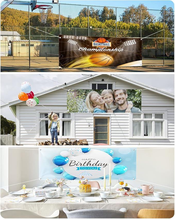Custom Vinyl Banners and Signs Customize Outdoor, Personalized Banner - Image 7
