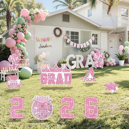 Graduation Yard Sign Class of 2026 Decorations - Image 8