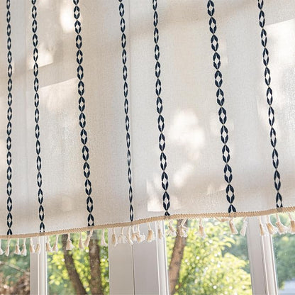 Sutuo Home Boho Valance Curtain 36 inches Tier - Image 5