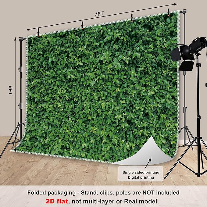 Green Leaves Backdrop - Image 3