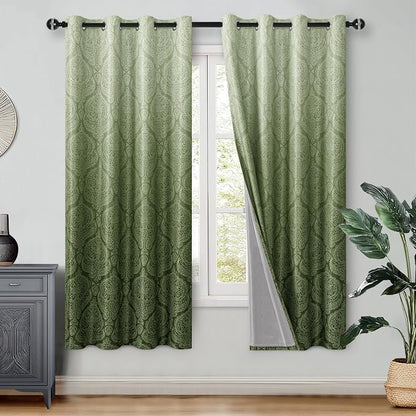 DWCN 100% Blackout Curtains for Bedroom by DWCN