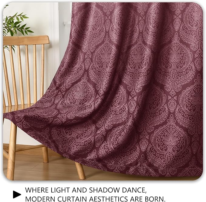DWCN 100% Blackout Curtains for Bedroom - Image 8
