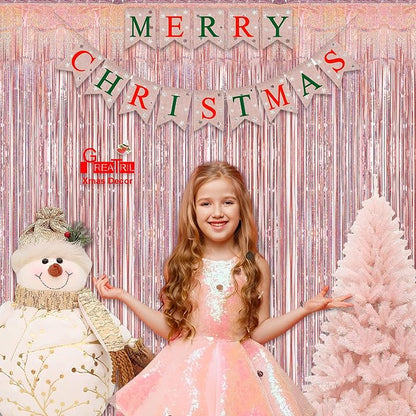 Rose Gold Tinsel Curtain Party Backdrop - Image 6