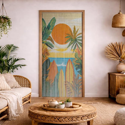 Summer Vibe Beaded Bamboo Curtain - Image 7