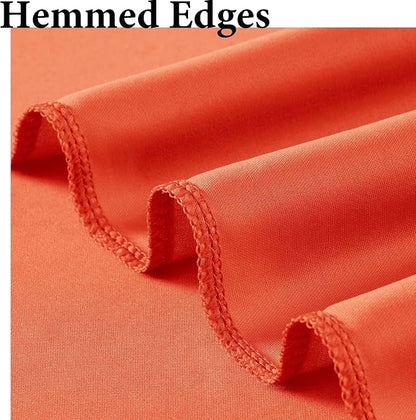 20ftx10ft Wrinkle Free Orange Backdrop Curtains - Image 4