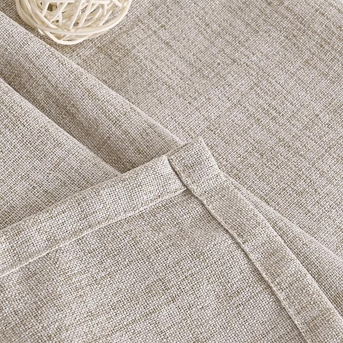 YoungsTex Short Linen Curtains 36 Inch Length - Image 7