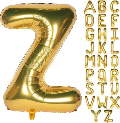 Letter Balloons 40 Inch Giant Jumbo Helium Foil Mylar Gold Z | by Exquisitehighqualitypartydecorationstomeetyoureveryneed%EF%BC%81