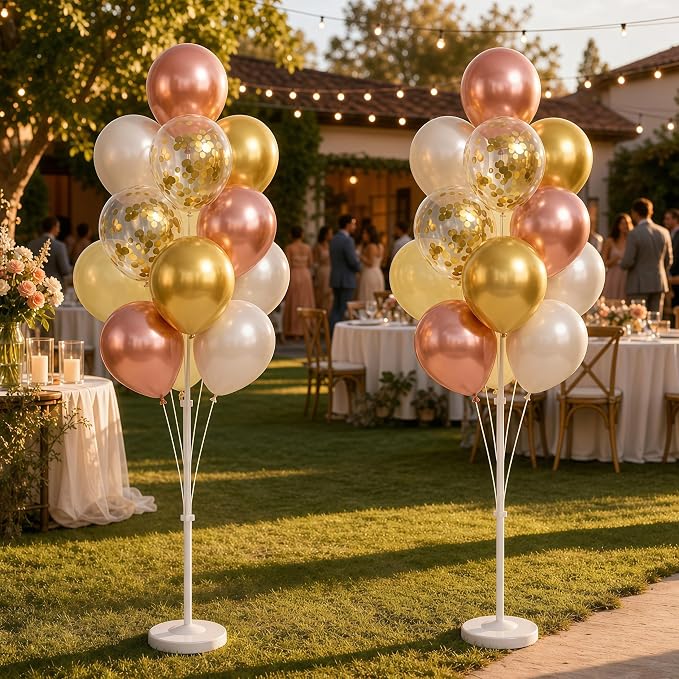 Balloon Column Stand Kit with Balloons, Base and Pole, Balloon Column Kit - Image 6