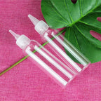TRENDBOX 4oz / 120ml Plastic Bottle Pointed Mouth Top Cap for Essential Oils, Liquid - 6 Pack