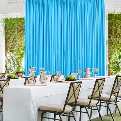 AK TRADING CO. 10 feet x 10 feet Polyester Backdrop Drapes Curtains Panels - Image 2