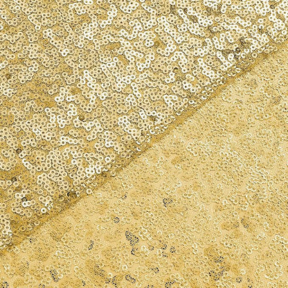 Sugargirl Gold Sequin Backdrop Curtain 2 Panels 2FTx8FT Glitter Gold Background - Image 9