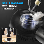 2-in-1 Electric Scalp Massager with Precision Serum Diffuser for Men – Cordless Scalp Care Brush, Supports Fuller-Looking Hair, IPX7 Waterproof, Built-in Nano Mist Diffuser