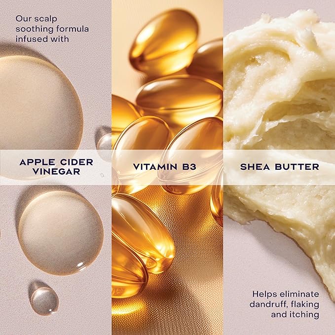 SheaMoisture Anti-Dandruff Pre-Wash Apple Cider Vinegar & Salicylic Acid To Gently Exfoliate & Remove Flakes System for a Healthier Scalp 4 oz