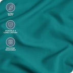 Bare Home Microfiber King Pillowcase Set of 4 - Emerald, 20x40