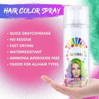 Halloween Hair Spray,Temporary Hair Color Spray for Women Kids Men,Washable Hairspray,Colored Hair Spray,Color Hairspray for Halloween,Party,Cosplay,Christmas Day (01#Pink)