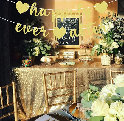 Pre-Strung Happily Ever After Banner - Image 2