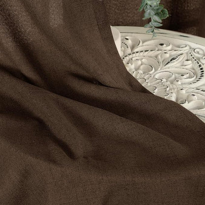 YoungsTex Brown Linen Curtains 40 Inch Length, Short Drapes Light Filtering - Image 9