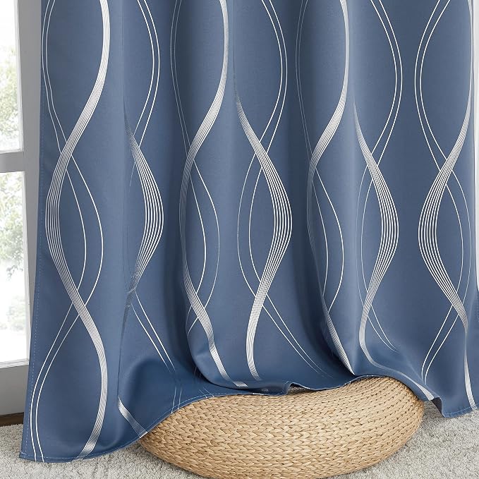 NICETOWN Bedroom Curtains Small Blackout Panels, Biscotti Beige, 34 by 54 Inch - Image 5