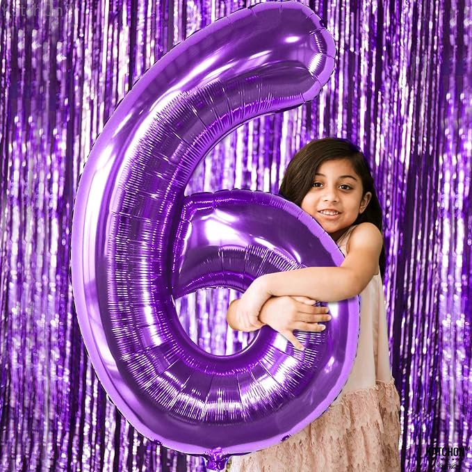 KatchOn Giant Purple 6 Balloon - Image 4