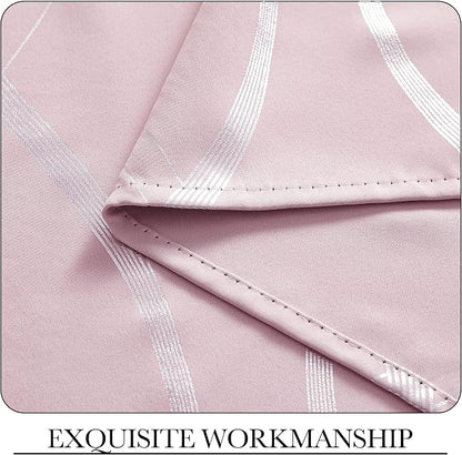 NICETOWN Pink Blackout Curtains Panels - Image 5