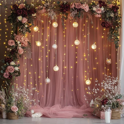 Fomcet Tulle Backdrop Curtains - Image 6