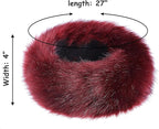sy soul young Faux Fur Headband with Elastic for Women's Winter Earwarmer Earmuff