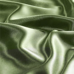 BEDELITE Satin Pillowcase with Zipper, Cedar Green Pillow Cases Queen Size Set of 2, Super Soft and Cooling Similar to Silk Pillow Cases, Gift for Women Men(20x30 Inches)