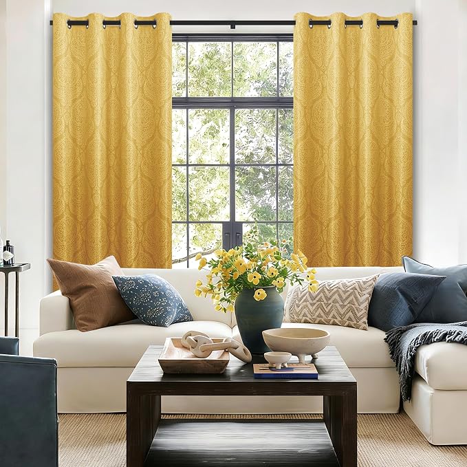 DWCN 100% Blackout Curtains for Bedroom 84 Inch - Image 5