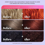 Hally Hair Color Cloud Hair Dye (Code Red) - Demi-Permanent Foam Hair Color for Women & Men - Mess-Free & Long-Lasting Hair Dye Kit, Hair Coloring Products Wash Out in 4-6 Weeks, Vegan