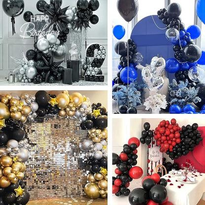 110pcs Black Balloon Arch Kit - Image 8