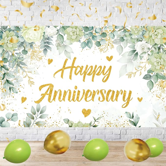 Large Happy Anniversary Banner - Image 4