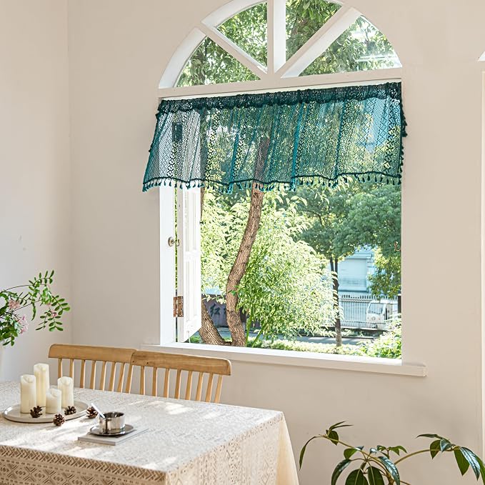 Sutuo Home Boho Valance Curtains - Image 2